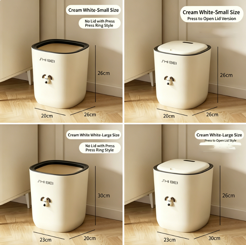Commercial Kitchen Bin - Large Capacity Kitchen Bathroom Toilet Trash