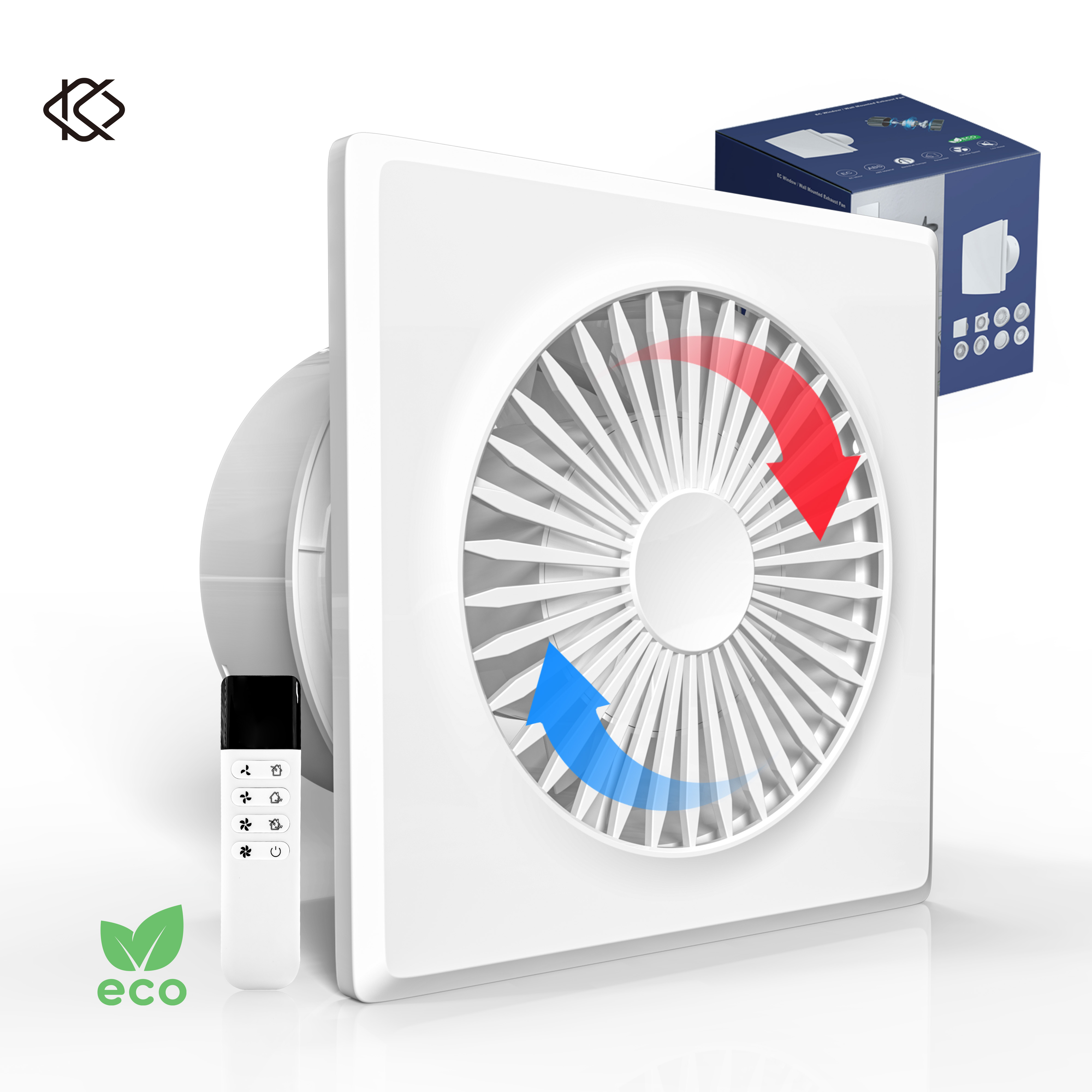 Commercial Kitchen Exhaust - KCvents Reversible Ventilator Fan Exhaust Fan