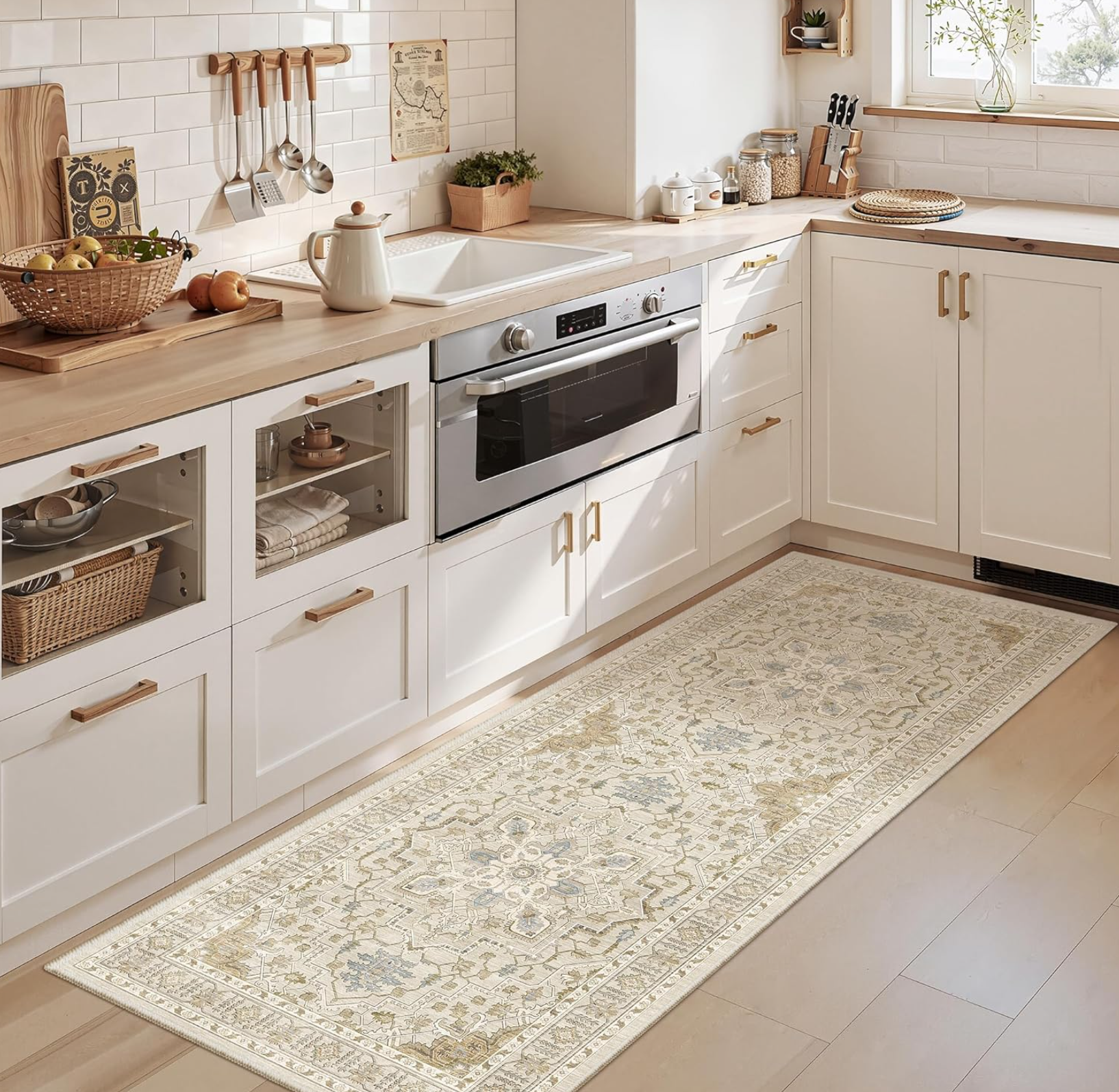 Commercial Kitchen Non Slip Flooring - Multi-scene Long Runner Rug Non-slip Waterproof