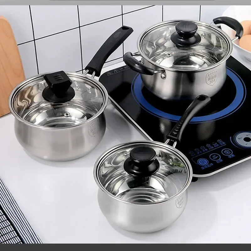 Stainless Steel Saucepan Non-s - Soup Kettle Warmer reseña y precio
