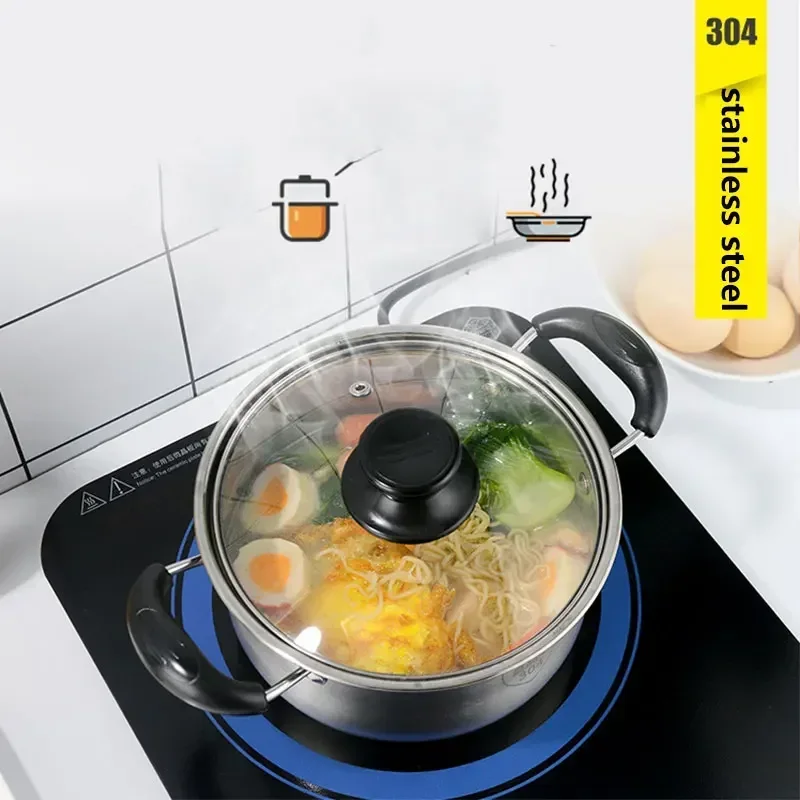 Stainless Steel Saucepan Non-s - Soup Kettle Warmer reseña y precio