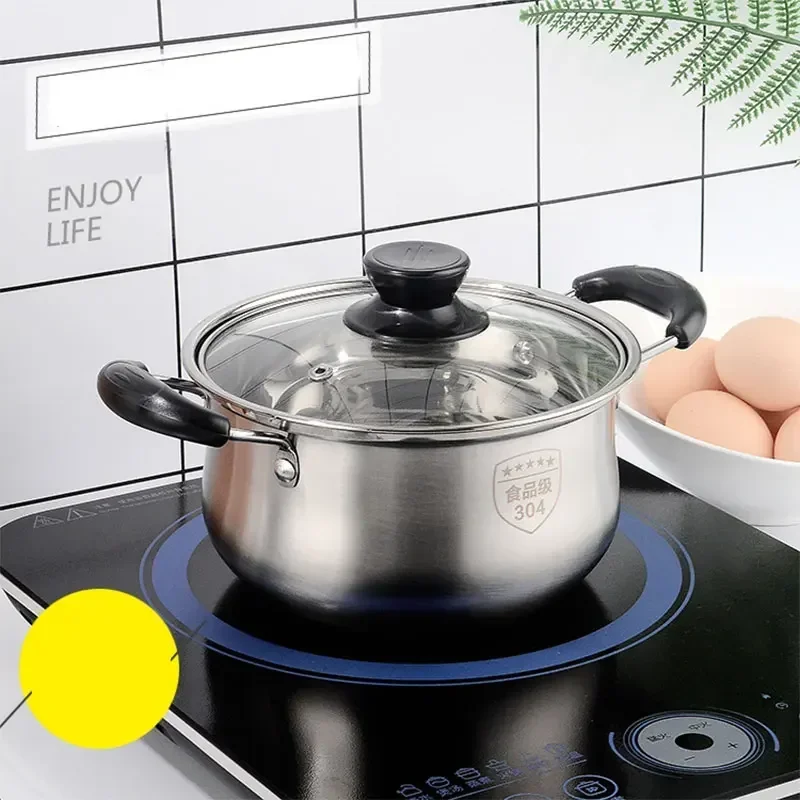 Stainless Steel Saucepan Non-s - Soup Kettle Warmer reseña y precio