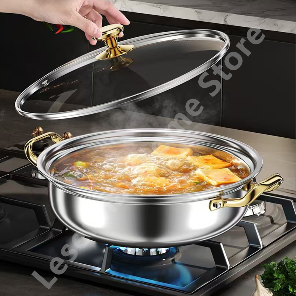 30cm Stainless Steel Soup Pot  - Soup Kettle Warmer reseña y precio