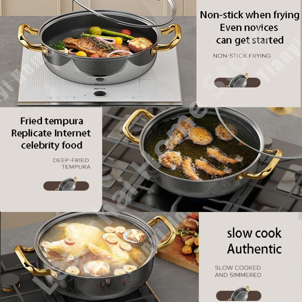 30cm Stainless Steel Soup Pot  - Soup Kettle Warmer reseña y precio