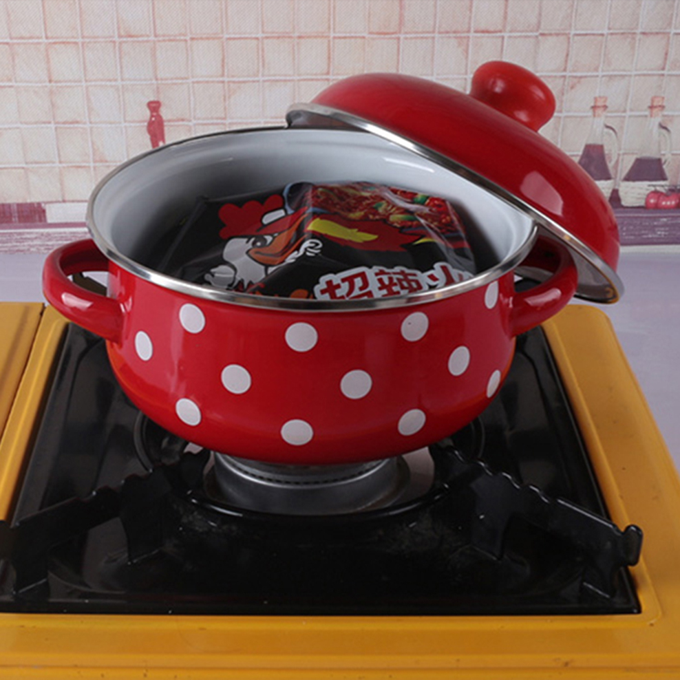 16/18/20CM Double Ears Speckle - Soup Kettle Warmer reseña y precio