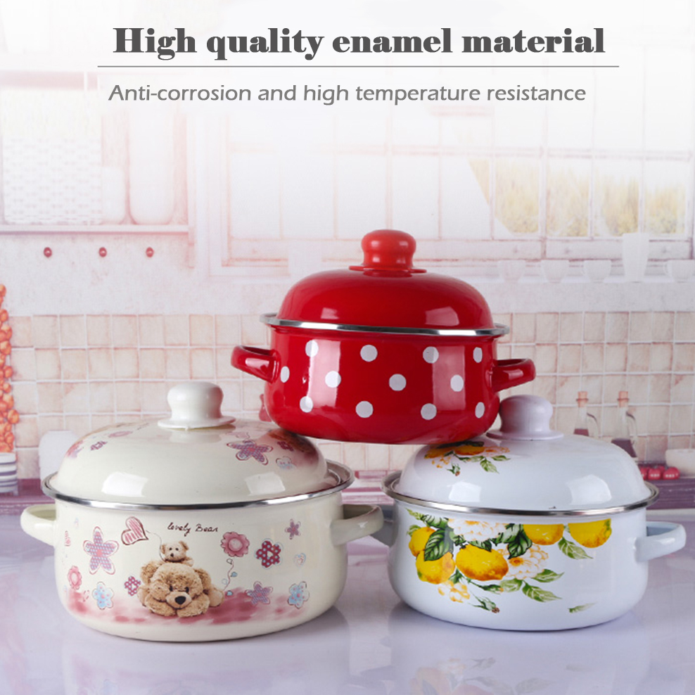 16/18/20CM Double Ears Speckle - Soup Kettle Warmer reseña y precio