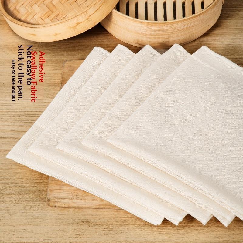 3Pcs Pure Round Cotton Steamer - Commercial Kitchen Towels reseña y precio