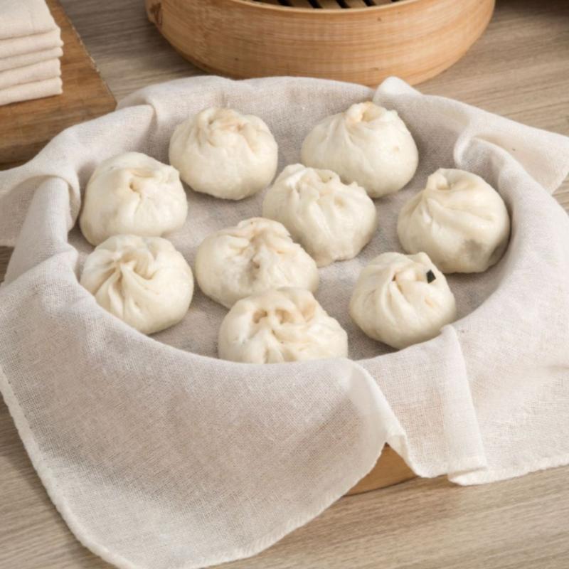 3Pcs Pure Round Cotton Steamer - Commercial Kitchen Towels reseña y precio