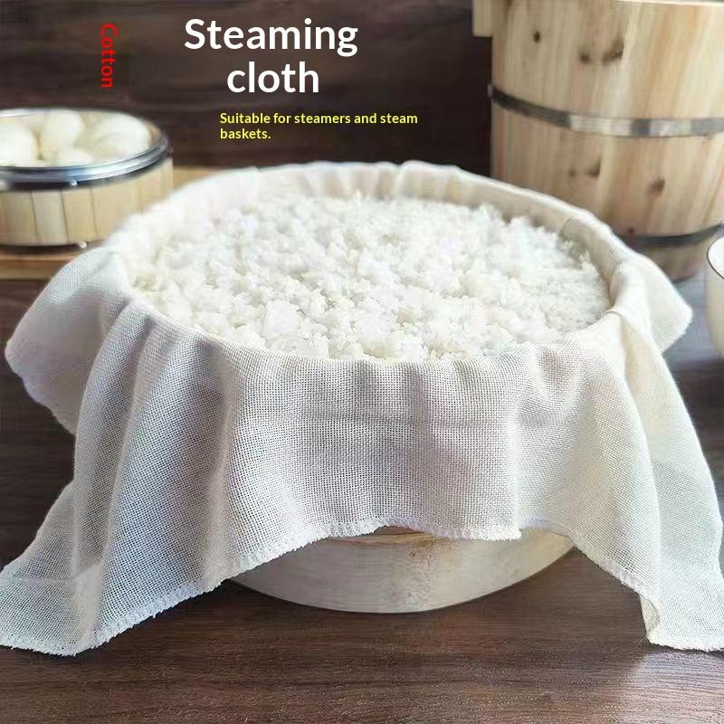 3Pcs Pure Round Cotton Steamer - Commercial Kitchen Towels reseña y precio