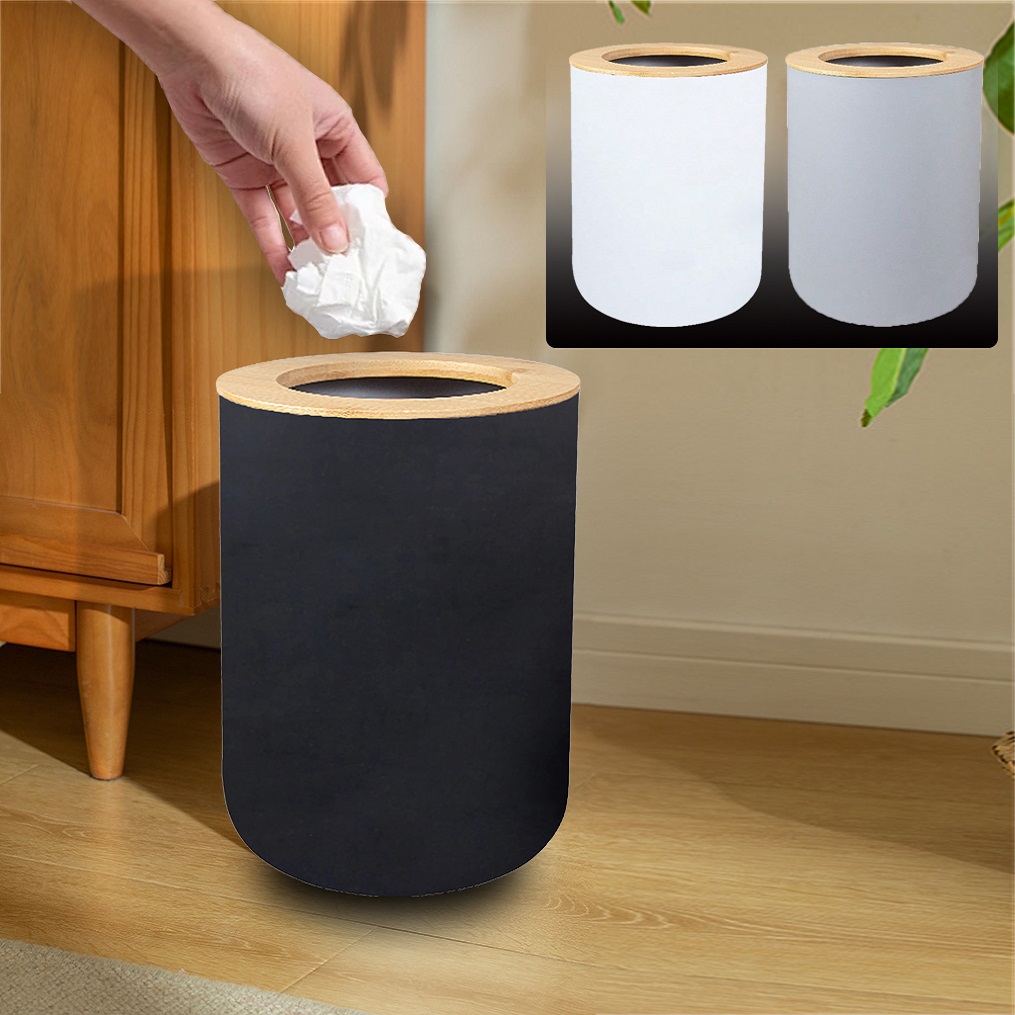 Black Plastic Trash Bin Modern - Commercial Kitchen Bin reseña y precio