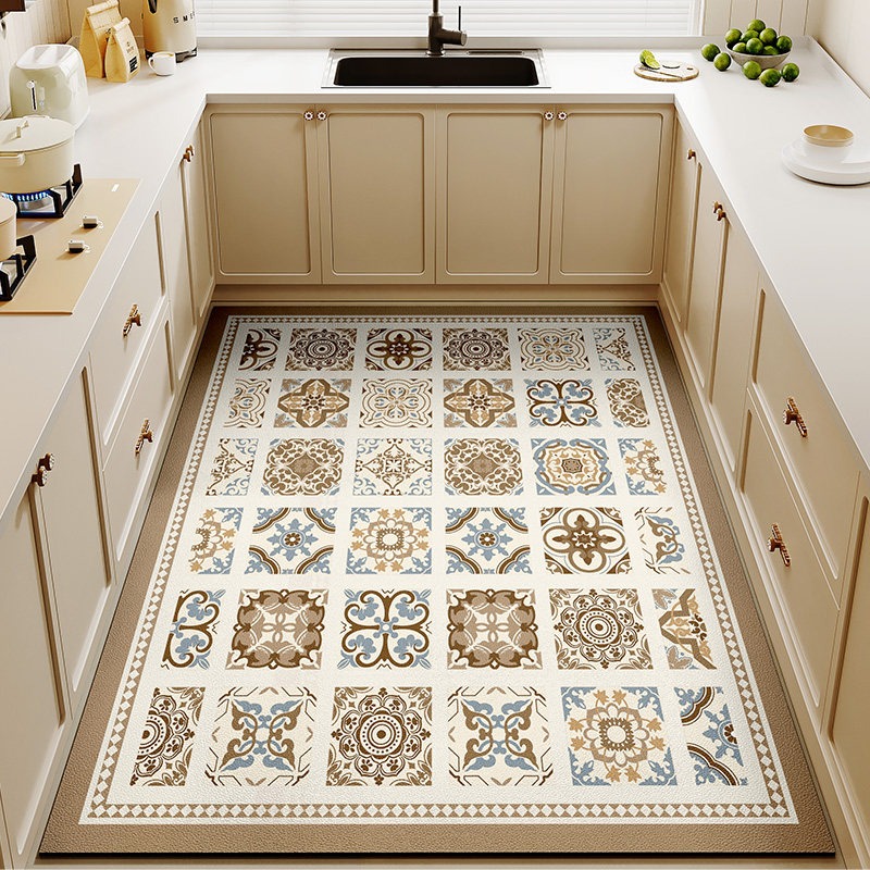 Kitchen Rug Waterproof Non-sli - Commercial Kitchen Non Slip Flooring reseña y precio
