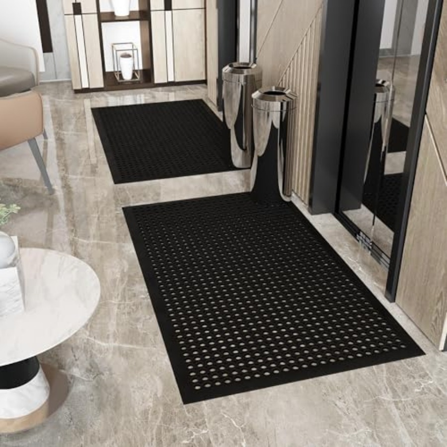 Heavy Duty Rubber Floor Non-Sl - Commercial Kitchen Non Slip Flooring reseña y precio