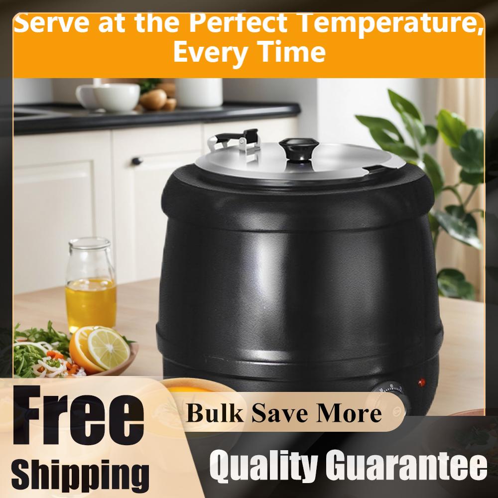 10L Electric Soup Warmer with  - Soup Kettle Warmer reseña y precio