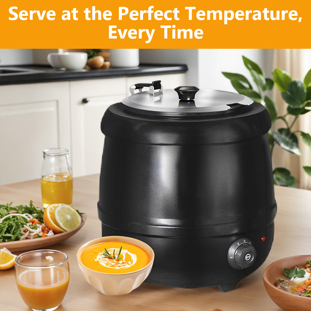 10L Electric Soup Warmer with  - Soup Kettle Warmer reseña y precio
