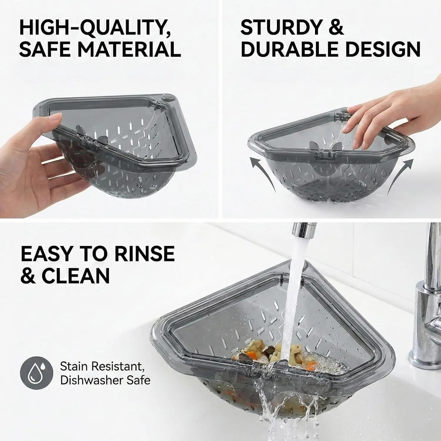 Multifunctional Sink Strainer  - Commercial Kitchen Bin reseña y precio