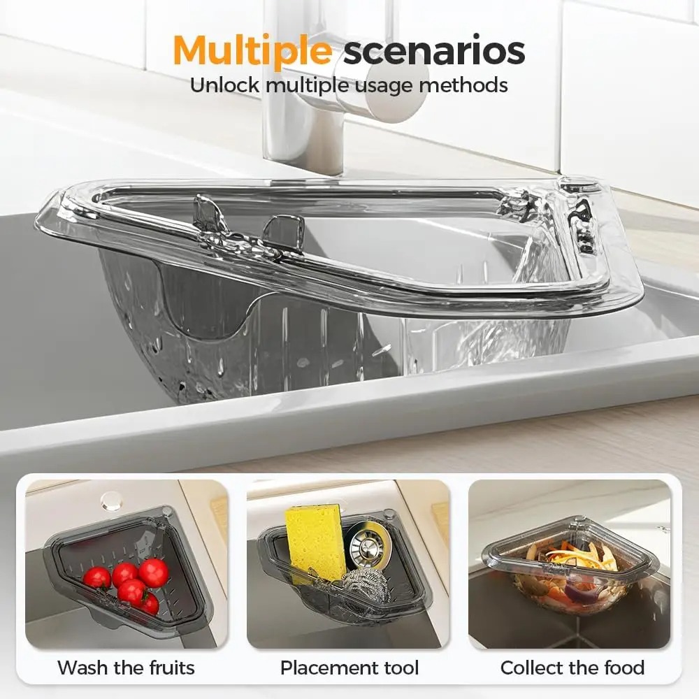 Multifunctional Sink Strainer  - Commercial Kitchen Bin reseña y precio