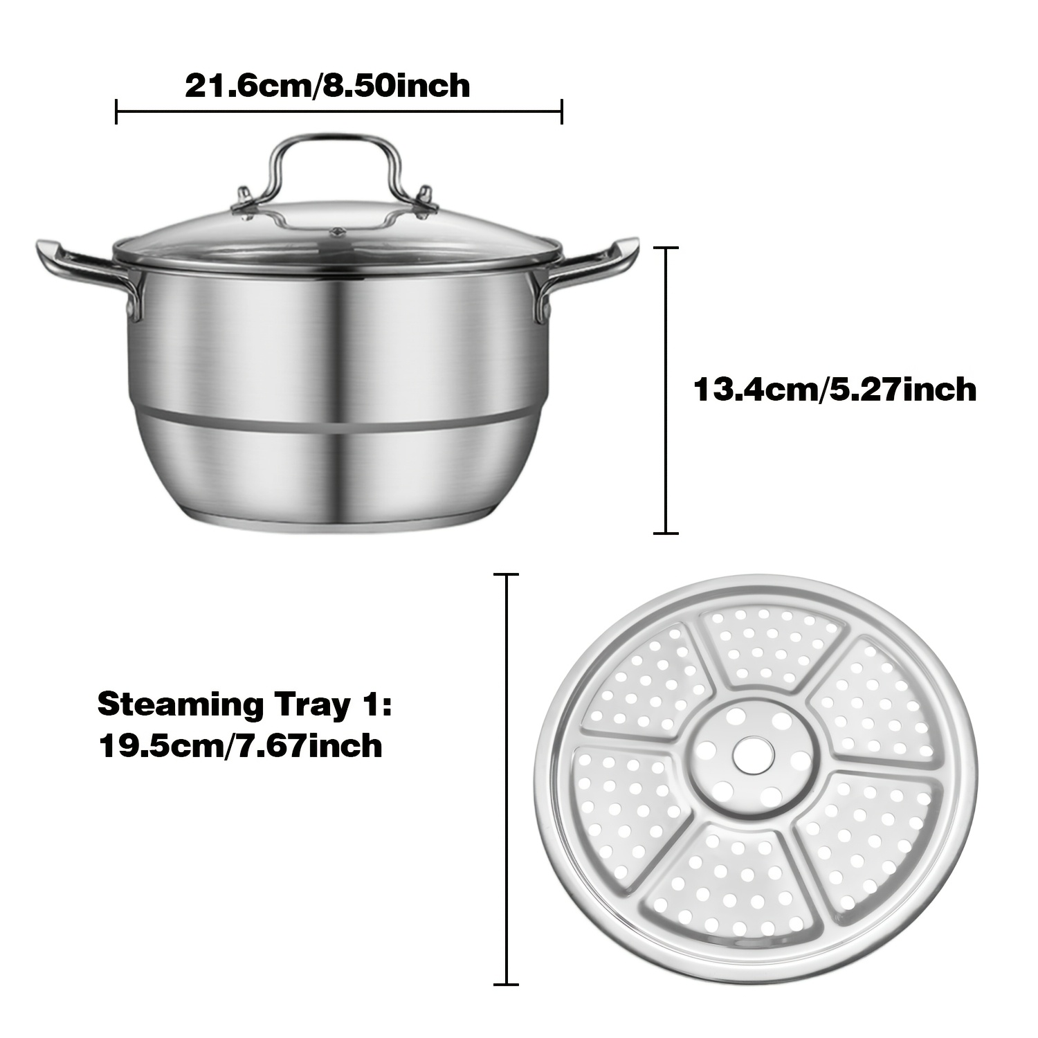 Stainless steel thickened soup - Soup Kettle Warmer reseña y precio
