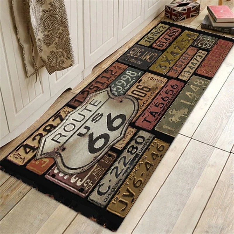 Route 66 Design Kitchen Floor  - Commercial Kitchen Non Slip Flooring reseña y precio