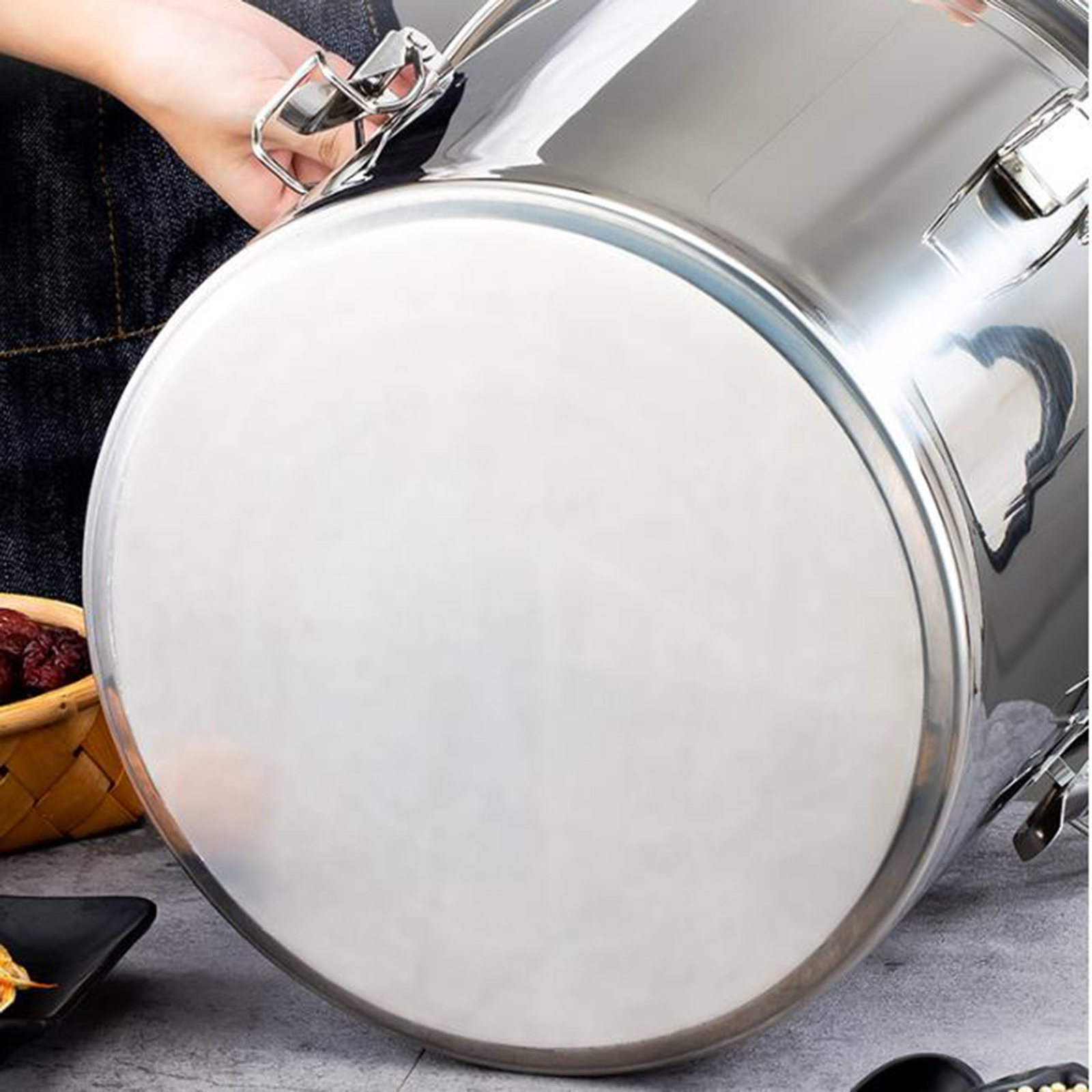 304 Stainless Steel Sealed Buc - Soup Kettle Warmer reseña y precio