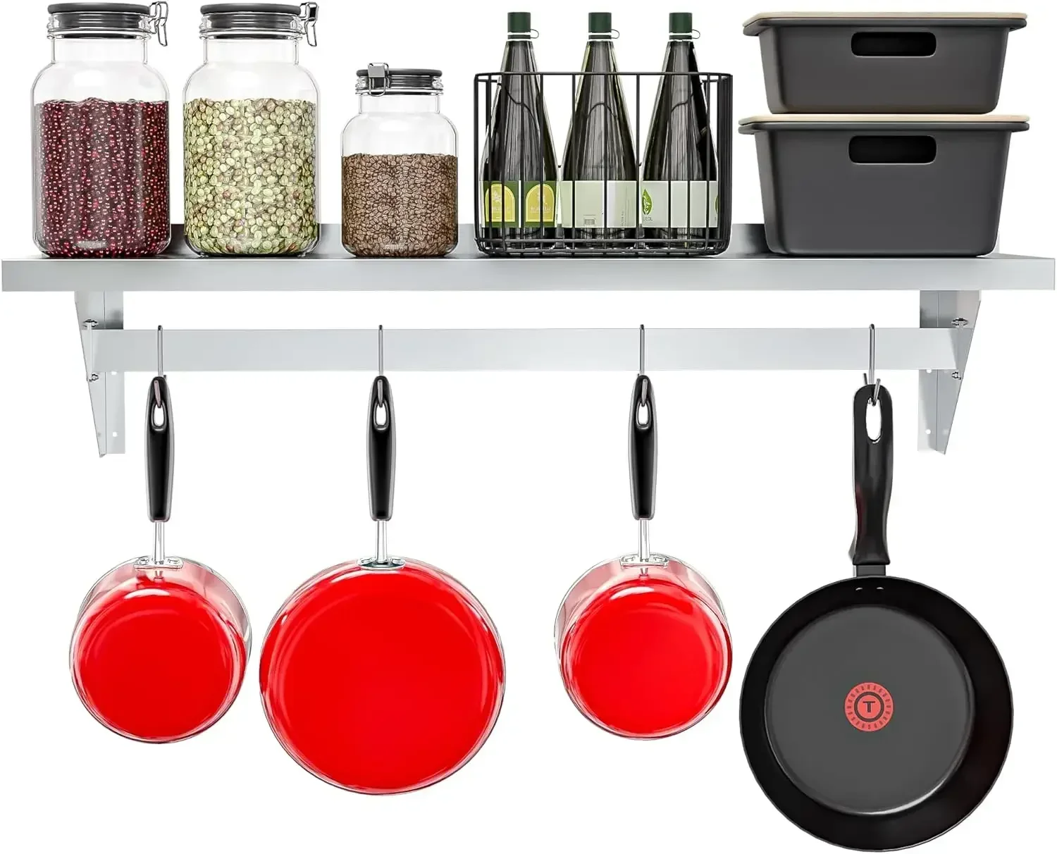 （XMSJ-Hot）Commercial Wall Moun - Commercial Kitchen Utensil Storage reseña y precio