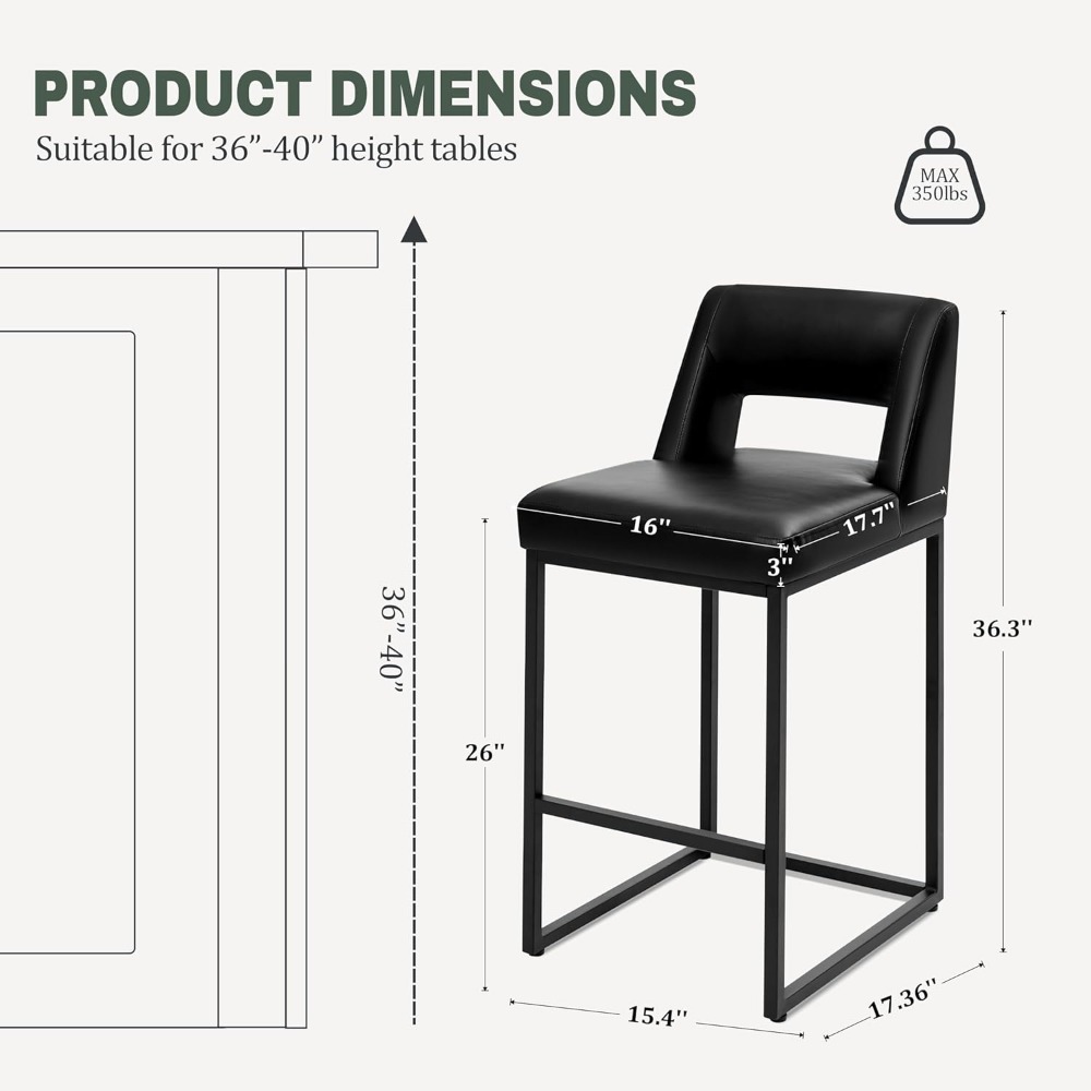 new Black Counter Height Bar S - Commercial Kitchen Island reseña y precio