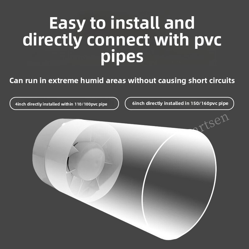 4 inch 220V Silent Ventilation - Commercial Kitchen Exhaust reseña y precio