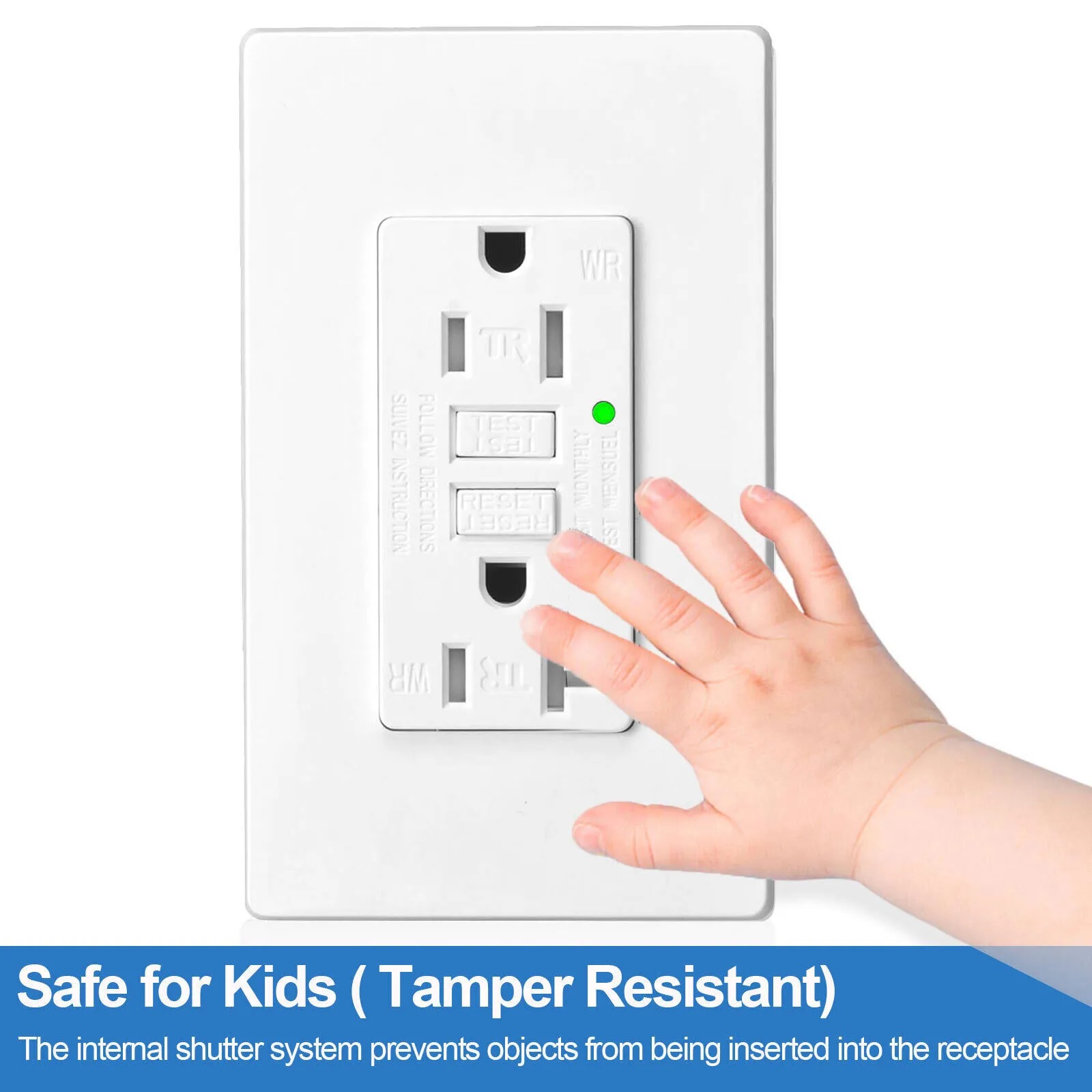 GFCI Outlet 15Amp Weather-Resi - Commercial Kitchen Walls reseña y precio