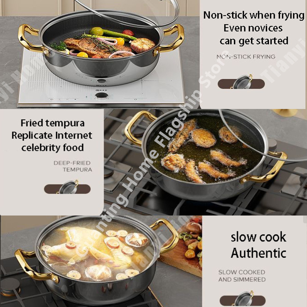 30cm Stainless Steel Soup Pot  - Soup Kettle Warmer reseña y precio
