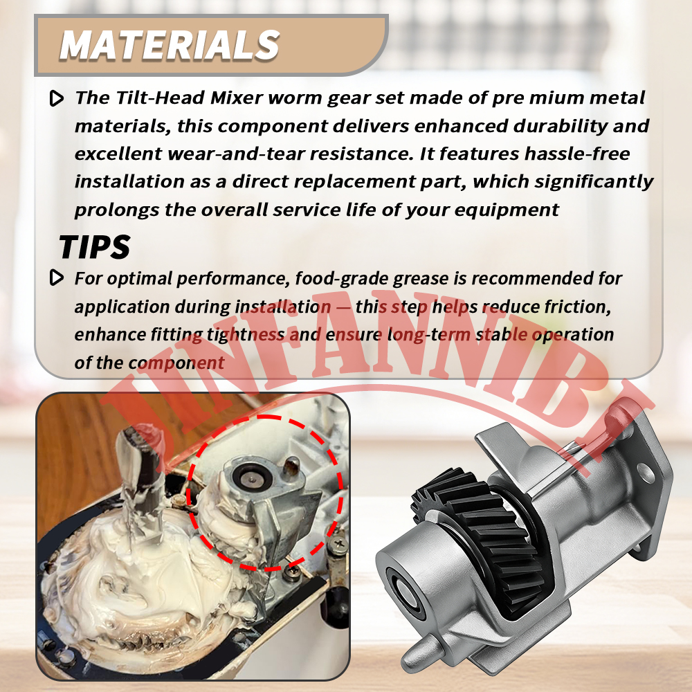 Worm Gear Assembly WP240309-2  - Commercial Kitchen Juicer reseña y precio