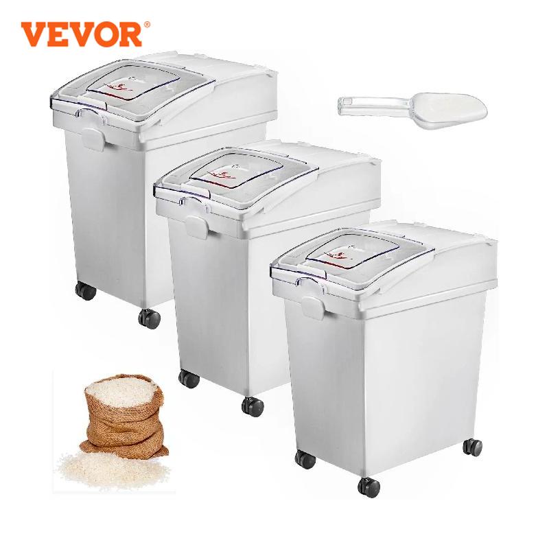 VEVOR 25L Dry Ingredient Stora - Commercial Kitchen Bin reseña y precio