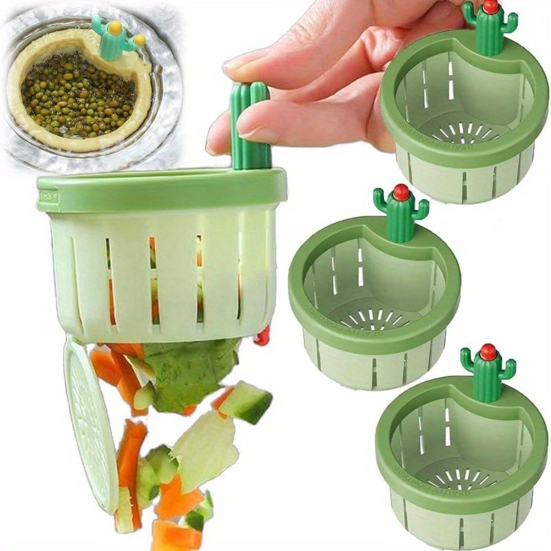 1-5pcs Cactus Sink Drain Strai - Commercial Kitchen Bin reseña y precio