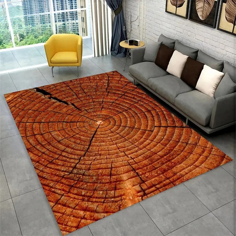 3D Wood Grain Retro Area Rug L - Commercial Kitchen Non Slip Flooring reseña y precio