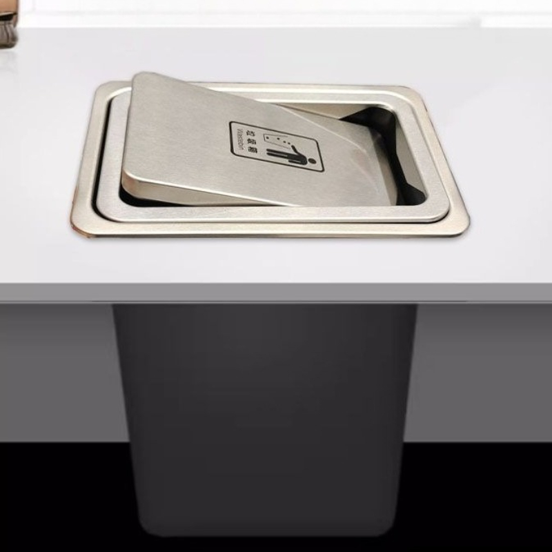 Household Trash Cans Kitchen C - Commercial Kitchen Bin reseña y precio