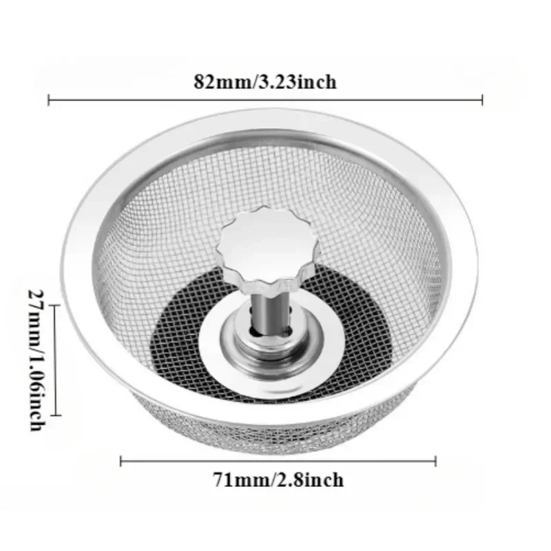 2pcs  Kitchen Sink Strainer Re - Commercial Kitchen Bin reseña y precio