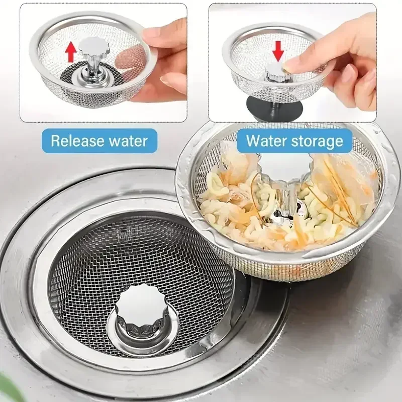 2pcs  Kitchen Sink Strainer Re - Commercial Kitchen Bin reseña y precio