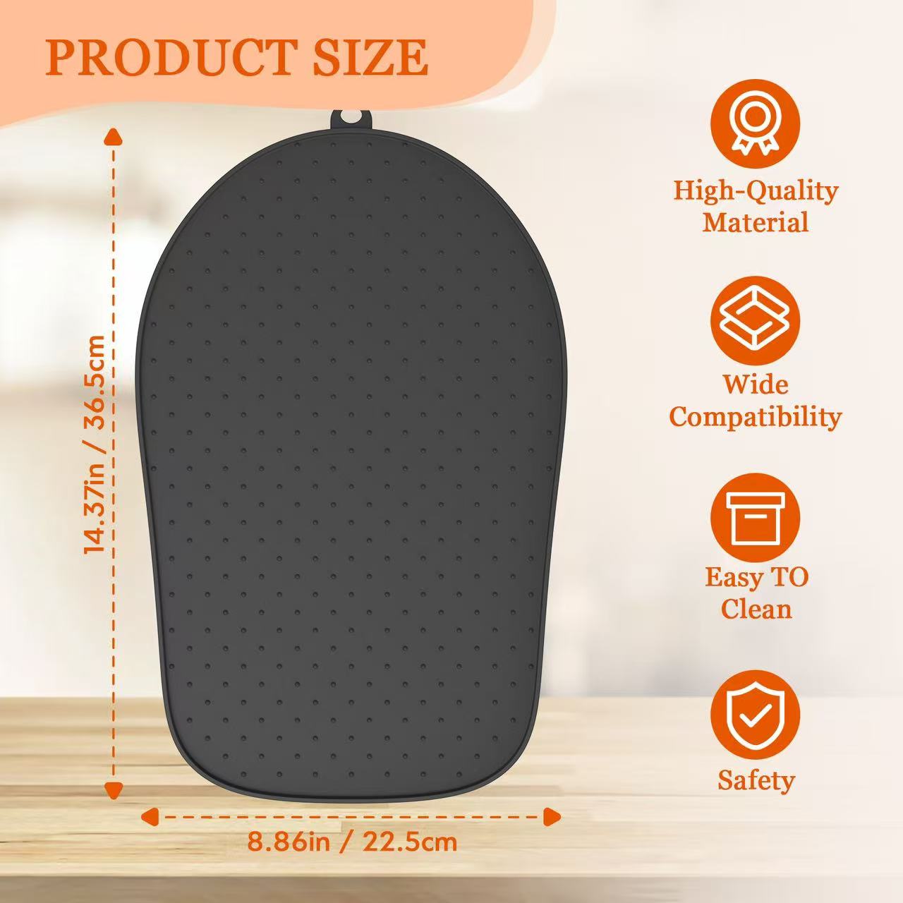 Silicone Sliding Mat for Kitch - Commercial Kitchen Juicer reseña y precio