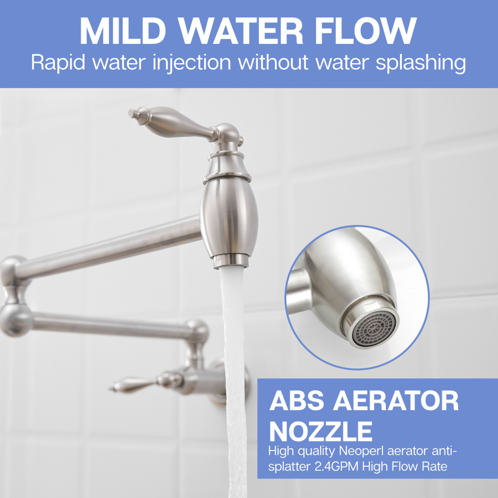 Pot Filler,Wall Mount Commerci - Commercial Kitchen Walls reseña y precio