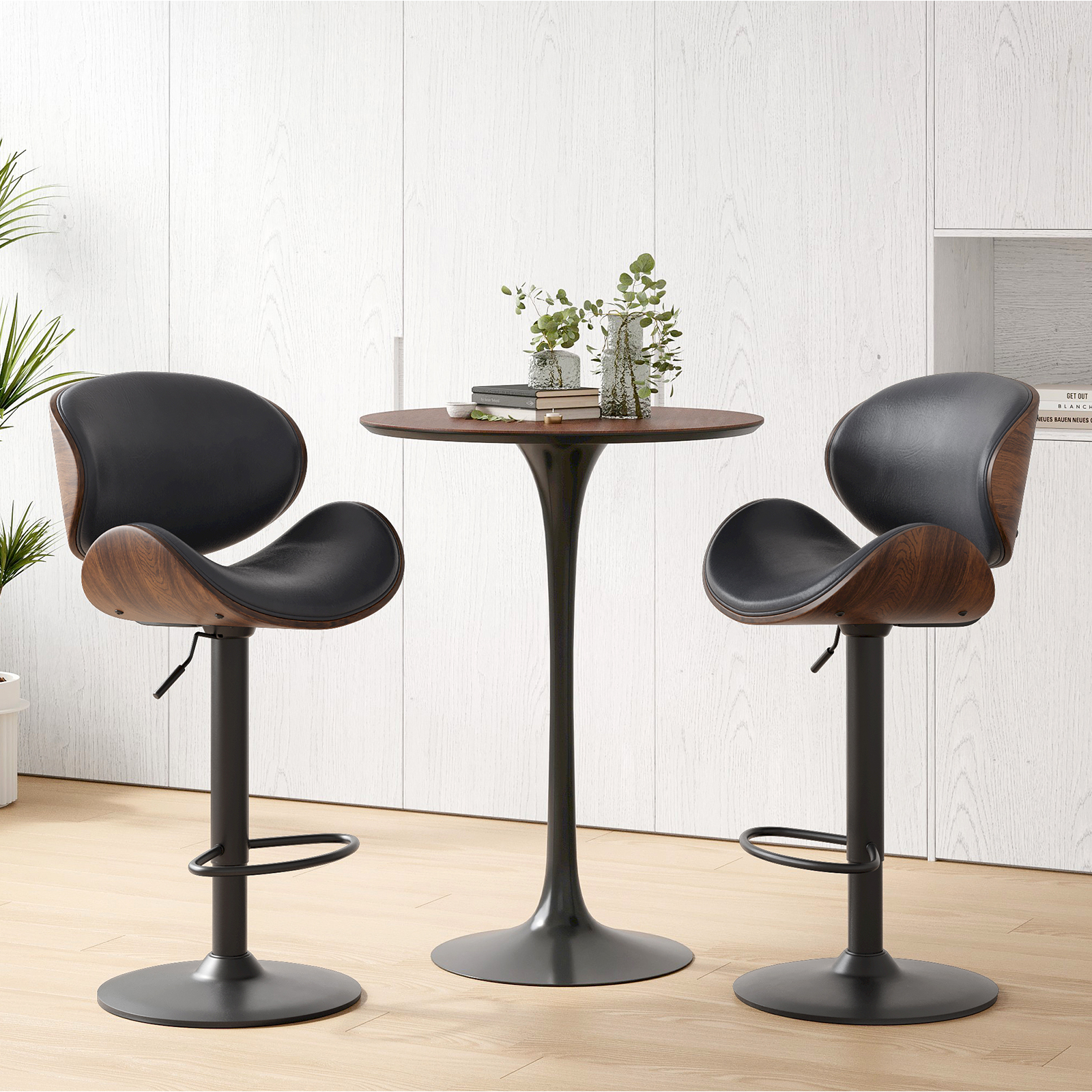 Farini Set of 2 Swivel Bar Sto - Commercial Kitchen Island reseña y precio