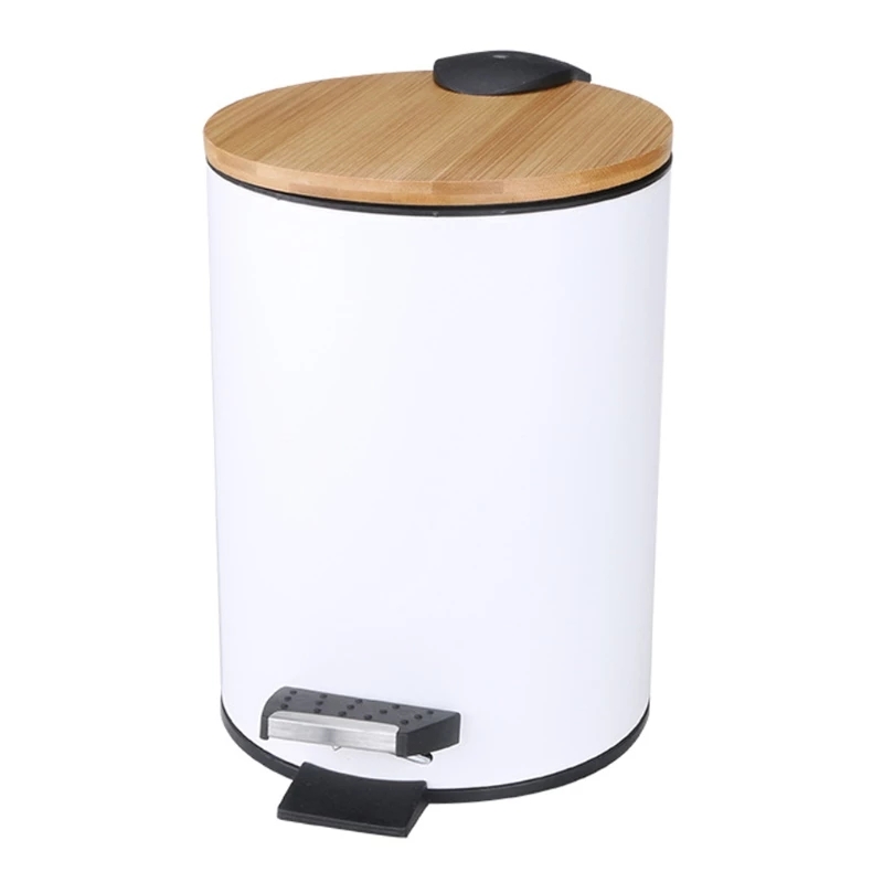 3/5L Wooden Flip Step Trash Ca - Commercial Kitchen Bin reseña y precio