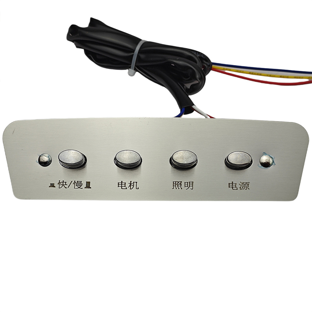 1pc 4-key Push Button Switch C - Commercial Kitchen Range Hood reseña y precio