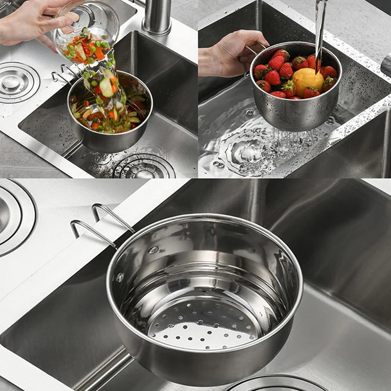 Stainless Steel Sink Drain Str - Commercial Kitchen Bin reseña y precio