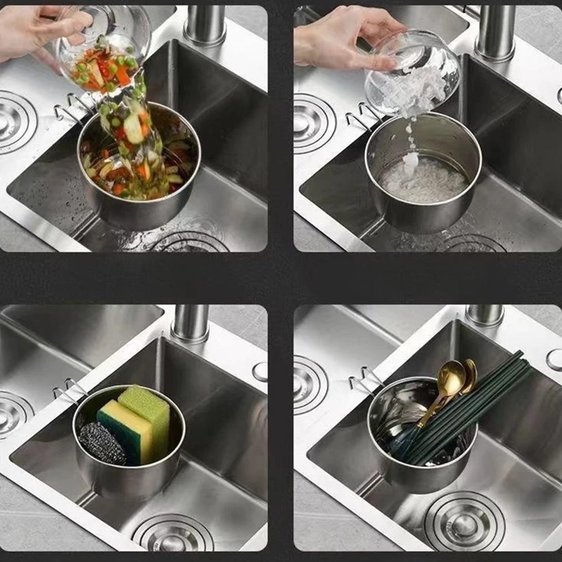 Stainless Steel Sink Drain Str - Commercial Kitchen Bin reseña y precio