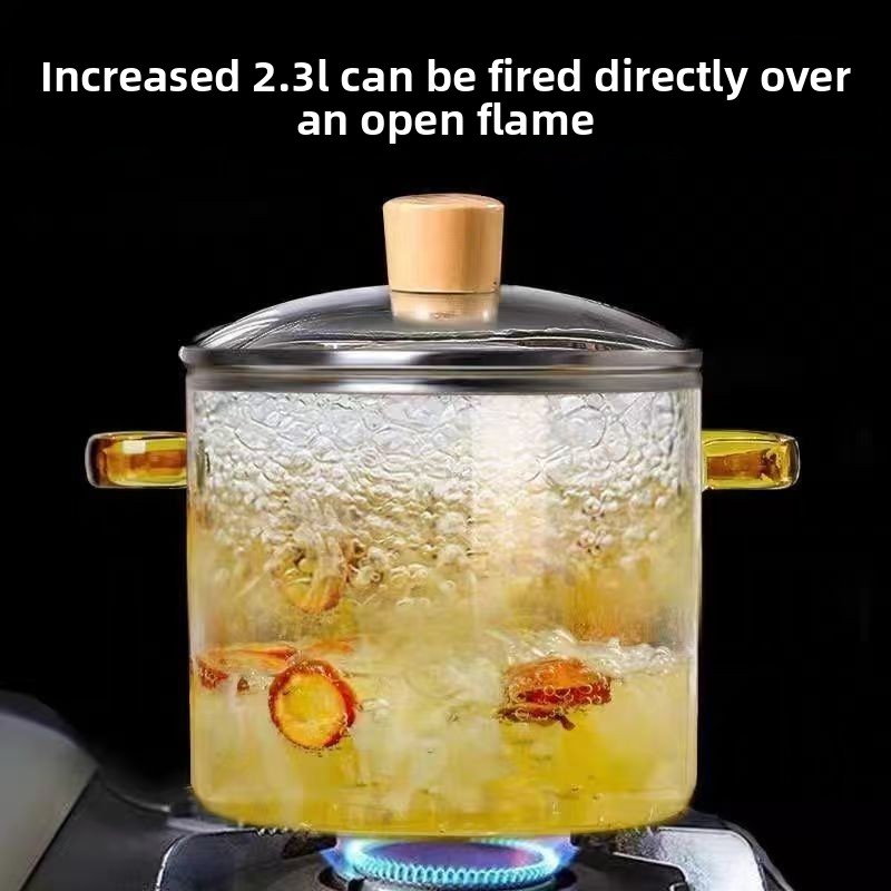 1.6/2.3L Tempered Glass Instan - Soup Kettle Warmer reseña y precio