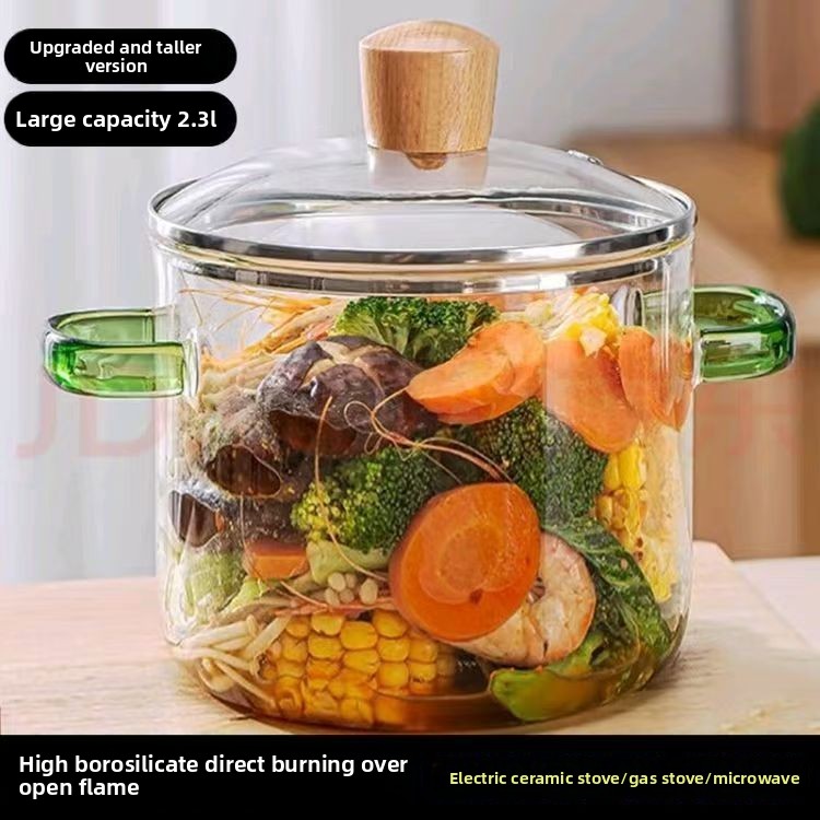 1.6/2.3L Tempered Glass Instan - Soup Kettle Warmer reseña y precio