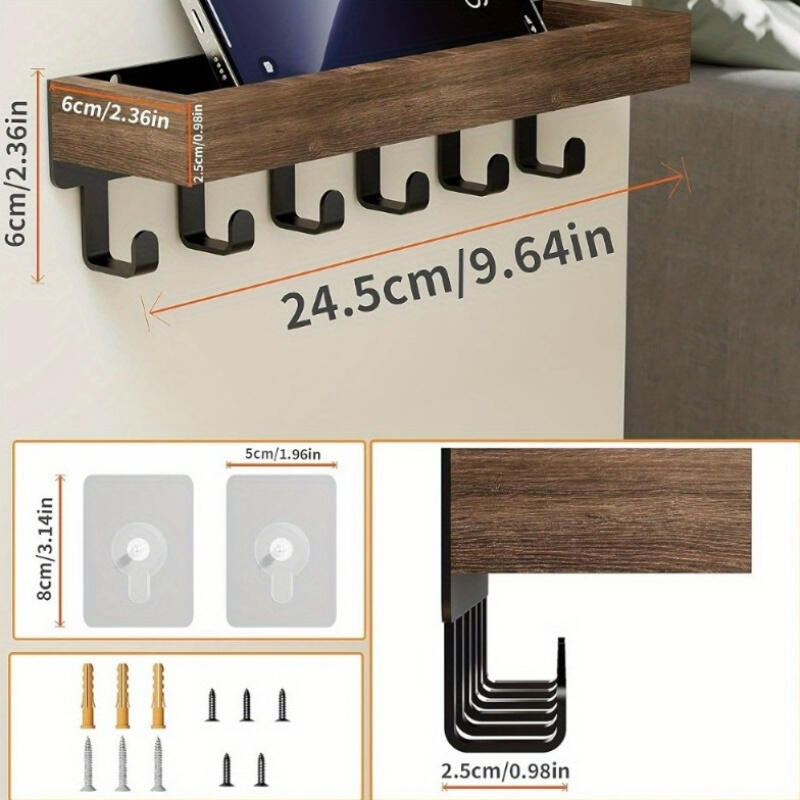 1Pack Modern Wooden Wall Mount - Commercial Kitchen Walls reseña y precio