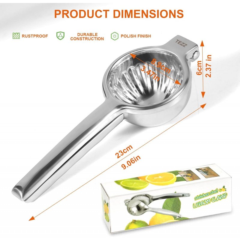 TAZZ Upgraded Commercial Lemon - Commercial Kitchen Juicer reseña y precio