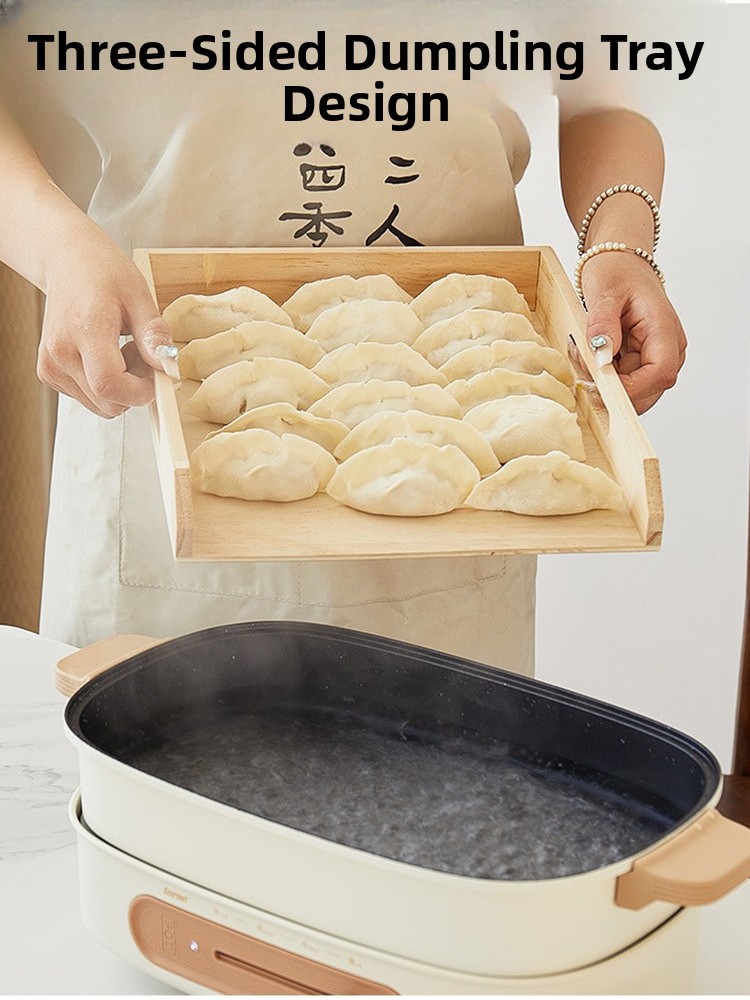 Wooden Multi-Layer Dumpling Tr - Commercial Kitchen Utensil Storage reseña y precio