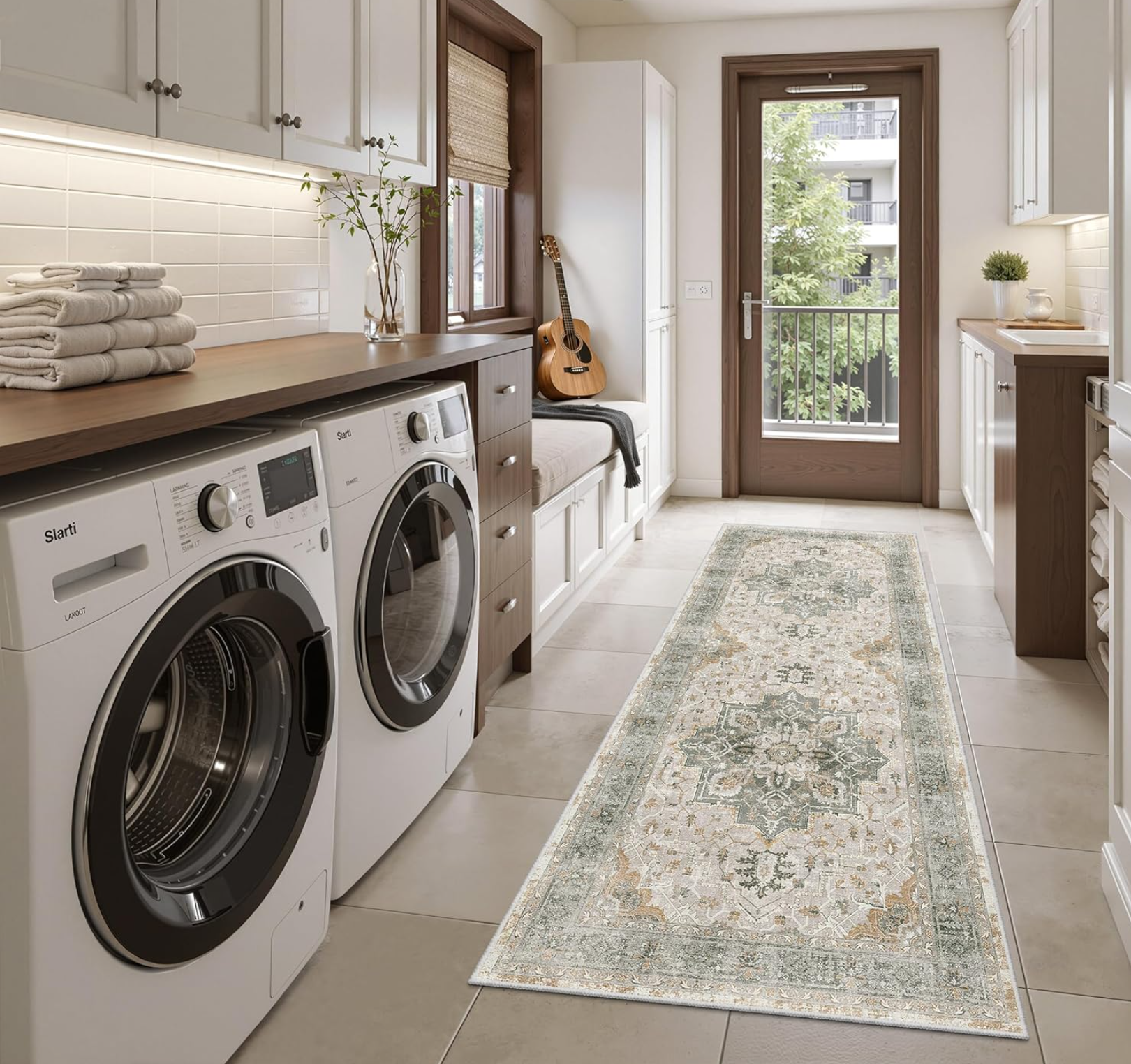 Multi-scene Long Runner Rug No - Commercial Kitchen Non Slip Flooring reseña y precio