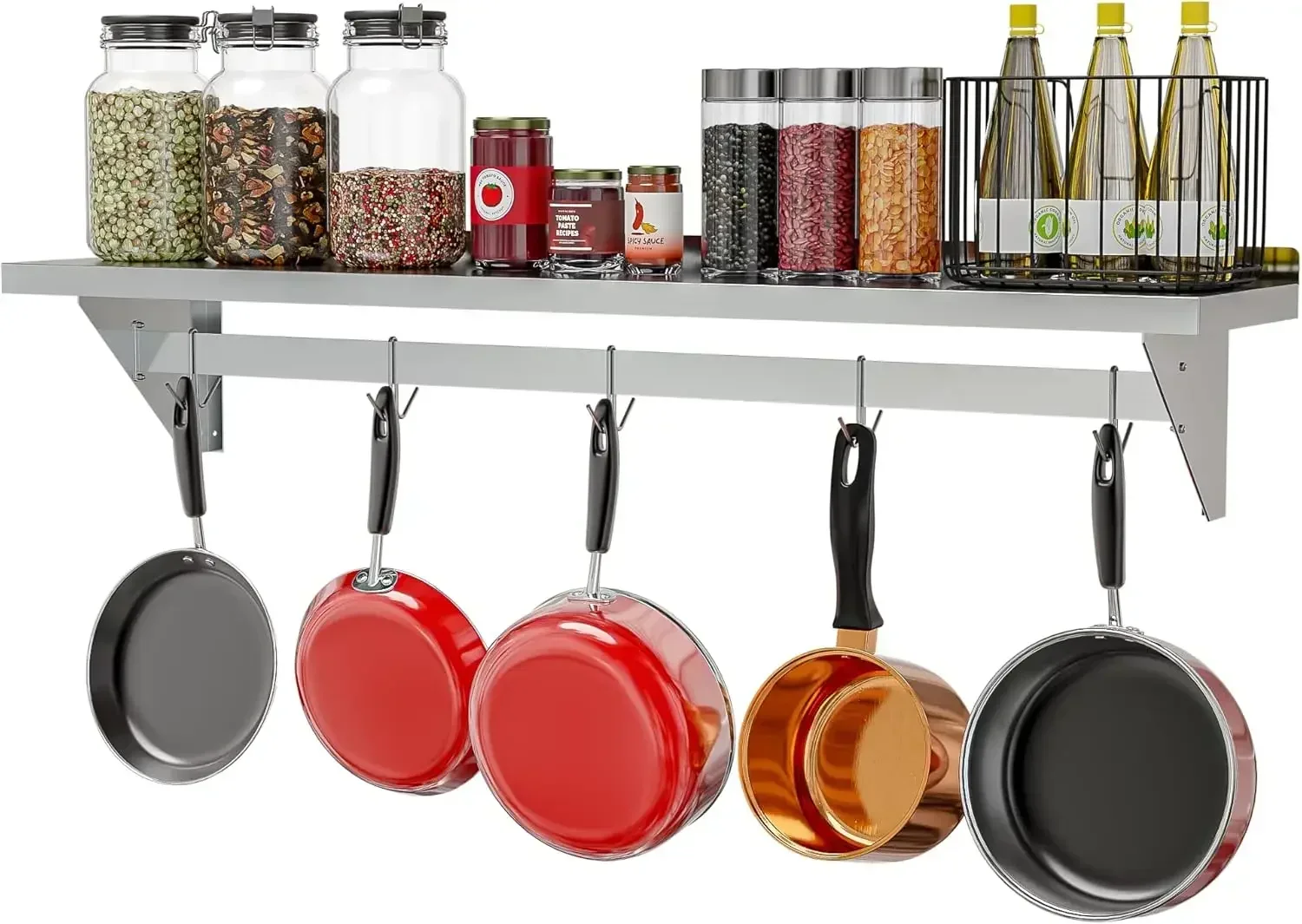 Commercial Wall Mounted, Utens - Commercial Kitchen Utensil Storage reseña y precio