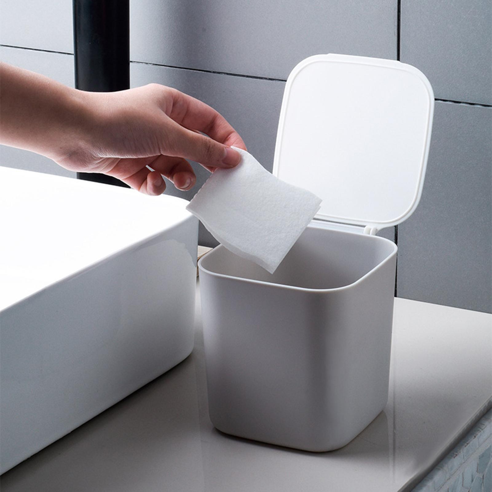 Mini Trash Can with Lid Small  - Commercial Kitchen Bin reseña y precio